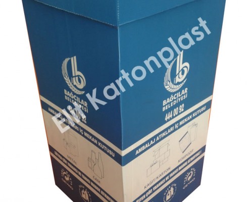Plastik Atık Toplama Kutusu | Oluklu Atık Kutusu Satın Al